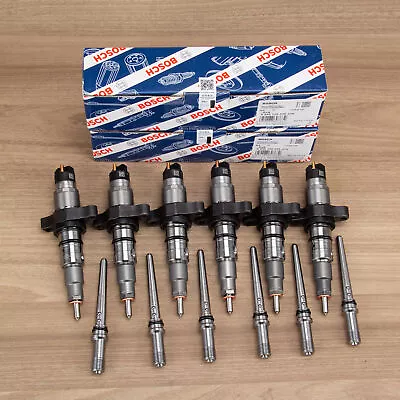 6X Diesel Injector W/ Tube For 2004-09 Dodge Ram 3500 Cummins 5.9L 0445120238 • $648