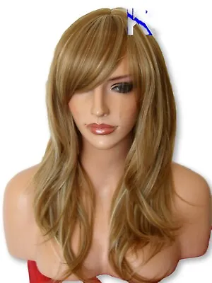 £12.99 • Buy Auburn Blonde Natural Look Women's Straight Wavy Fashion Full Hair Wig K 23