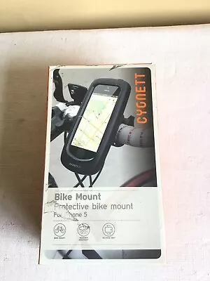 New Open Box Cygnett Black Bike Mount Weather Resistant IPhone 5 Cell Phone Case • $11.19