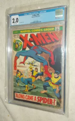 X-men # 83 Cgc 2.0 New Case 1973 Marvel Comic Along Came A Spider! • $63.96