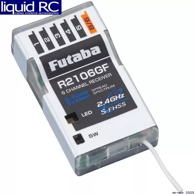 Futaba 01102201-3 R2106GF 2.4G SFHSS Micro 6Ch Receiver • $40.06