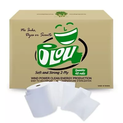 Toilet Paper TISSUE 2 Ply 48 Rolls X 400 Sheets PREMIUM SOFT  • $35