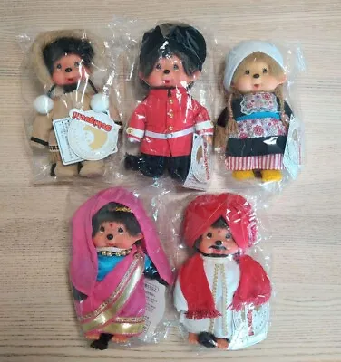 World Monchhichi 40th Anniversary Plush Toy Doll Set Lot Of 5 • $332