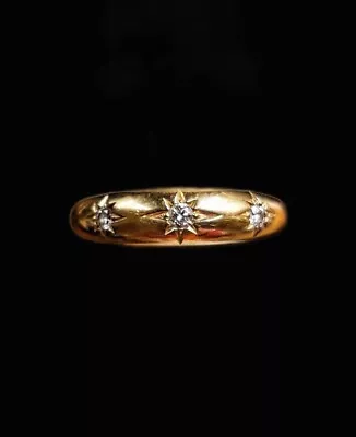 Classic 3 Diamond Starburst Ring • $495