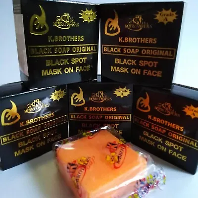 K.Brothers Black Spot Whitening Soap Eauty Care Face Out For Black Spot 4x50g • $14.99