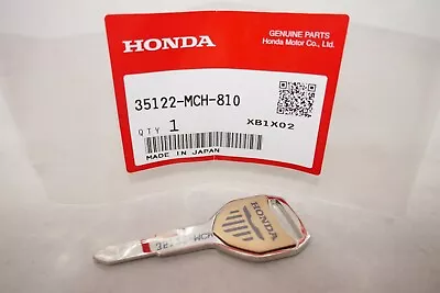 OEM Honda Key Blank 35122-MCH-810 VTX1800 C R S T 2002-2008 TYPE2 CXX / DXX • $31.49