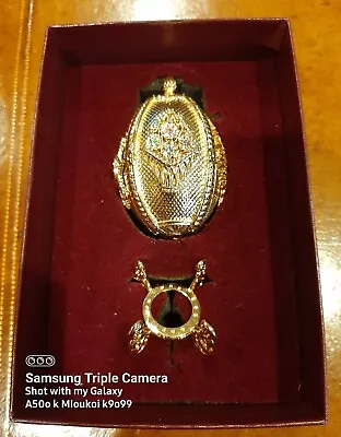 MINT - Joan Rivers Imperial Treasures Four Seasons Faberge Gold Egg Trinket  • $65