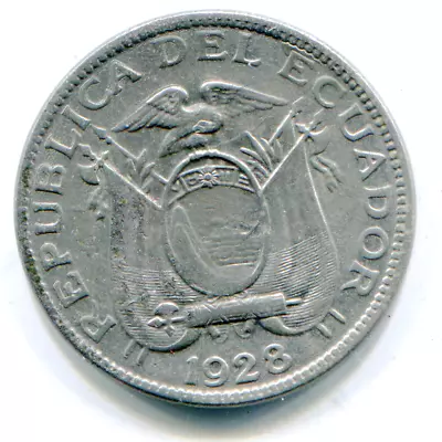 Ecuador 5 Centavos 1928 Nice Coin    Lotjan4471 • $0.99