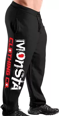 Monsta Clothing Co. Men's Bodybuilding Workout Fitness Gym Sweatpants Sig-213 • $41.95