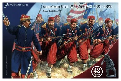 Perry Miniatures: American Civil War Zouaves - 42 Figures 28mm • $34.49