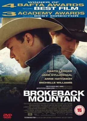 Brokeback Mountain DVD (2006) Anna Faris Lee (DIR) Cert 15 Fast And FREE P & P • £2.39