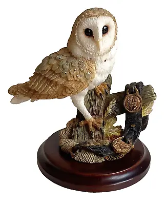 Vintage Country Artists Barn Owl With Horse Brasses 01222 Figure 1998 • £14.99