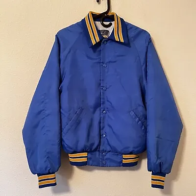 Vintage Majestic Varsity Button-Up Jacket 70s-80s UCLA Bruins Seattle Mariners • $28