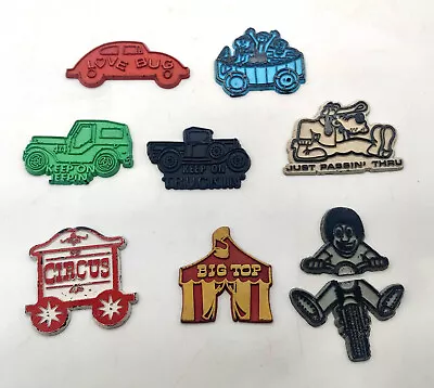 Vintage Circus & Vehicle Themed Rubber Refrigerator Magnets Lot (As-Is) • $9.95