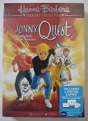 Jonny Quest The Complete First Season DVD Diamond Ed Cartoon Anime Hanna Barbera • $15.95