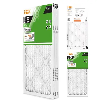 12 X 24 X 1 Standard Pleated Air Filter FPR 5 3-Pack Air Filters Replacement • $16.25