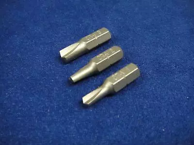 Set Of 3 Security Tamper Proof 'CLUTCH' Head Screwdriver Bits 4mm5mm6mm Bowtie • £5.95