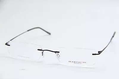 New Marchon Airlock 760/82 002 Black Authentic Eyeglasses 53-21 • $30.26