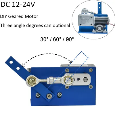 DC 12V 24V Gear Motor Automatic Wobbler Machine 30 60 90 Degrees DIY Motor • $56.99