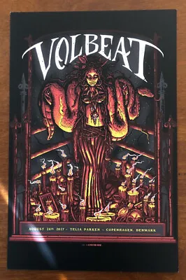 VOLBEAT - SEAL THE Deal & Let's Boogie 2016 Ltd Ed RARE Poster • $30