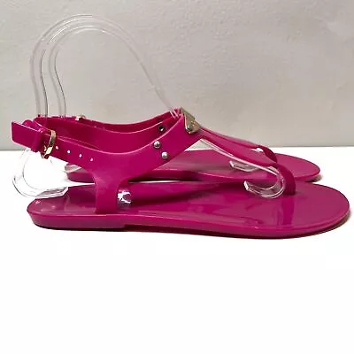 Women 6.5 Michael Kors Plate Jelly Sandals • $25