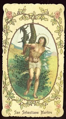 Vintage Holy Card Of St Sebastiano • $8.99