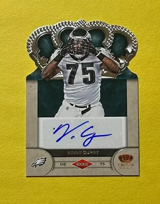 2012 Panini Crown Royale Vinny Curry Rookie Auto /245 #92 Eagles • $9.99