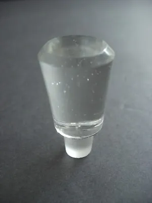Vintage Crystal Bottle Decanter / Perfume Bottle Stopper Topper • $10