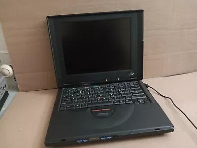 Vintage IBM ThinkPad I Series 1400 Laptop Type 2611 With Hard Drive Caddy + AC • £77.09