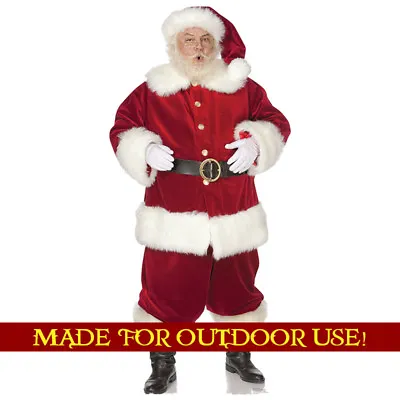SANTA CLAUS Plastic Outdoor YARD SIGN Lifesize Christmas Standee Standup F/S • $62.95