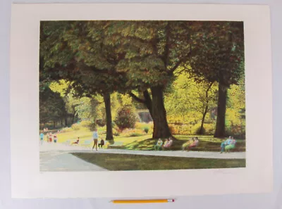 $600 • Buy  Sunday 1988  By Harold Altman, Signed HC Print, Altier D'Art Desjobert, 30 X22 