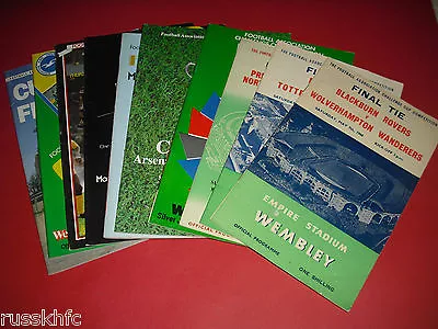 Fa Cup Final Programmes (1954 - 1984) - Choose From List • £3.99