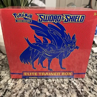 $59.99 • Buy NEW SEALED Pokemon Zacian Sword And Shield ETB Elite Trainer Box