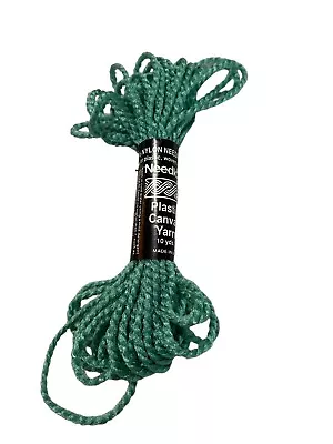 Needloft Plastic Canvas Yarn Mermaid Green • $5.99