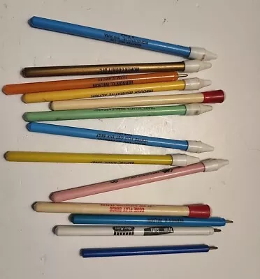 Vintage Matchstick Pen Advertising Collection Of 17  • $9