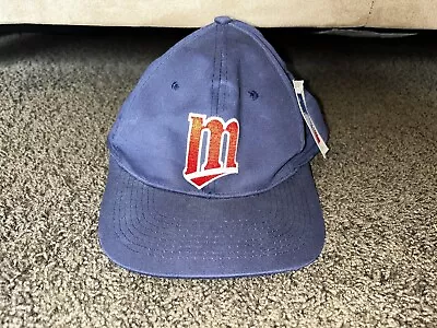 NWT NOS Vintage 90s Minnesota Twins MLB Snapback Baseball Hat Cap Plain Logo • $19.99