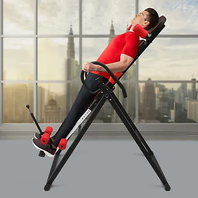 Inversion Table Heavy Duty Hang Upside Down Gravity Back Therapy Pain Relief New • $169.10