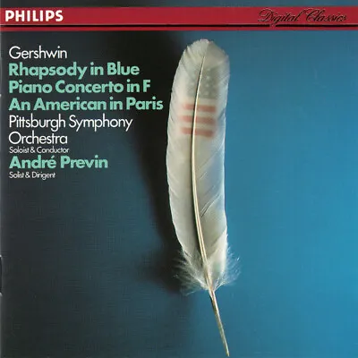 George Gershwin - The Pittsburgh Rhapsody In Blue � Piano Philips 412 611 CD • $5.77