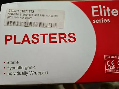 Medikit Elite Series Sterile Hypoallergenic Fabric Plasters Assorted (Box-100) • £5.99
