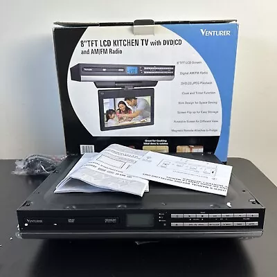 Venturer KLV39080 8” Under Cabinet Kitchen LCD TV/DVD/AM-FM Radio New -Read • $139.99