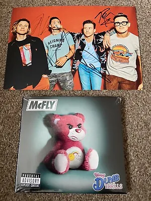 McFly CD Album - Young Dumb Thrills & Signed A5 Card • £24.99