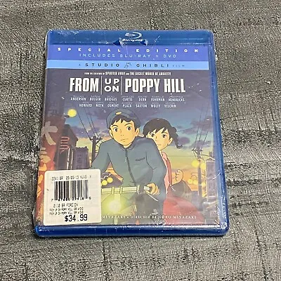 $19.95 • Buy FROM UP ON POPPY HILL New Sealed Blu-ray + DVD Studio Ghibli