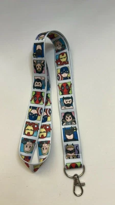 $6 • Buy White Superhero Lanyard