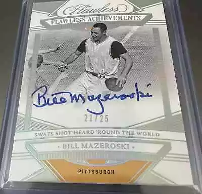 2023 Panini FLAWLESS ACHIEVEMENTS FA-BM BILL MAZEROSKI AUTO 21/25 • $23