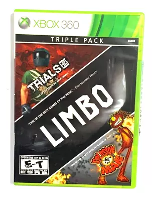 Triple Pack: Limbo Trials HD Splosion - Microsoft Xbox 360 - Case Only/No Game • $6.99