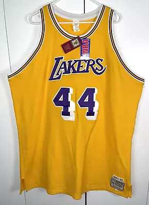 1971 72 Jerry West Lakers Mitchell Ness Hardcourt Classics Stitched Jersey Sz 56 • $100