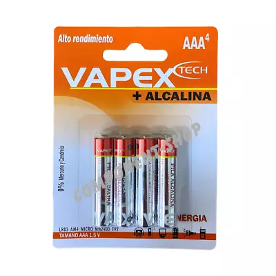 8x AAA LR03 MN2400 Alkaline VapexTech Batteries. UK Seller • £2.10