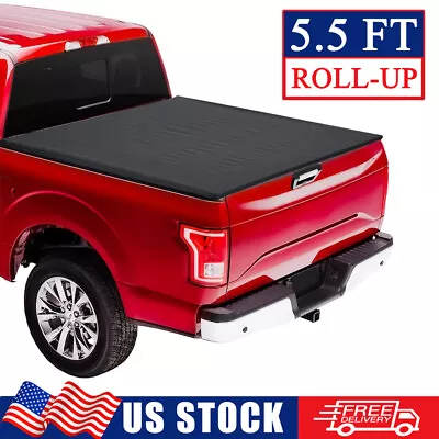 5.5FT Truck Bed Tonneau Cover Soft Roll Up For 2015-2023 Ford F-150 SuperCrew US • $146.63