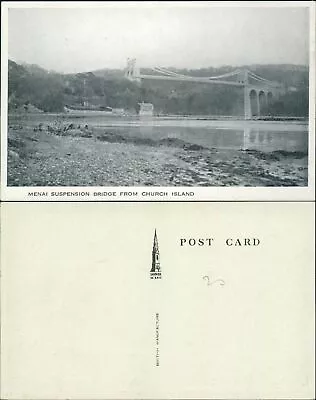 Menai Suspension Bridge From Church Island Sanbride • £3.60