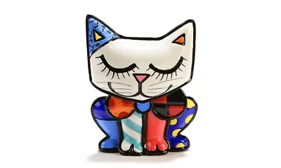 Romero Britto Cat Mini Miniature Figurine • $49.99